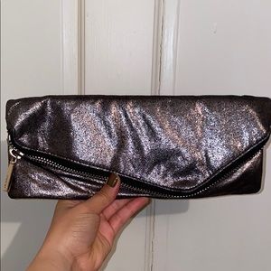 HOBO metallic copper/ bronze clutch